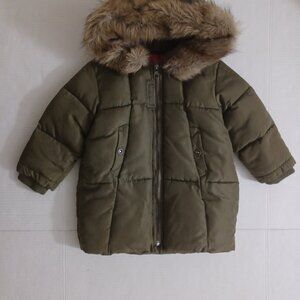 ZARA BABY OUTERWEAR COLLECTION GIRLS PUFFER COAT SIZE 2/3 YEARS